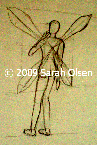 each fairy is stetched first