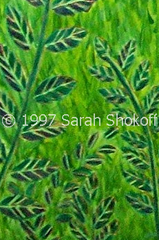 green leaves and green grass